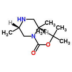 (2S,5S)-2,5-二甲基哌嗪-1-甲酸叔丁酯图片