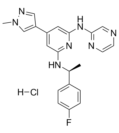 Ilginatinib hydrochloride Structure