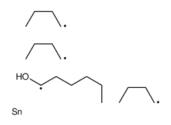 1-tributylstannylhexan-1-ol Structure