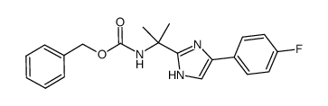 benzyl (2-(4-(4-fluorophenyl)-1H-imidazol-2-yl)propan-2-yl)carbamate picture