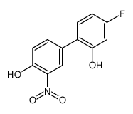 4-(4-fluoro-2-hydroxyphenyl)-2-nitrophenol Structure