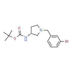 (R)-tert-Butyl 1-(3-bromobenzyl)pyrrolidin-3-ylcarbamate picture