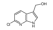 (6-chloro-1H-pyrrolo[2,3-b]pyridin-3-yl)methanol结构式