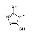 4-methyl-1,2,4-triazolidine-3,5-dithione结构式