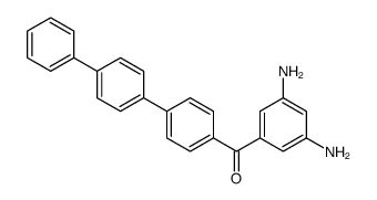 (3,5-diaminophenyl)-[4-(4-phenylphenyl)phenyl]methanone Structure