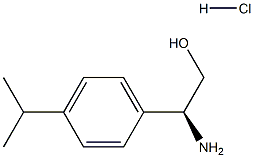 (S)-2-Amino-2-(4-isopropylphenyl)ethan-1-ol hydrochloride Structure