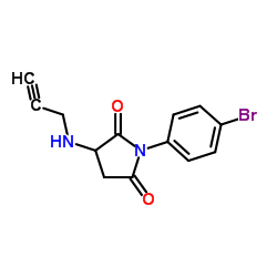 1-(4-Bromophenyl)-3-(2-propyn-1-ylamino)-2,5-pyrrolidinedione picture