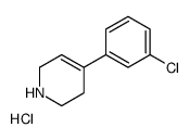 4-(3-chlorophenyl)-1,2,3,6-tetrahydropyridine,hydrochloride图片