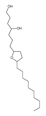 7-(5-decyloxolan-2-yl)heptane-1,4-diol结构式