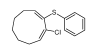 2-chloro-3-phenylsulfanylcyclonona-1,3-diene Structure