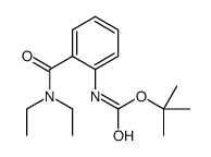 tert-butyl N-[2-(diethylcarbamoyl)phenyl]carbamate Structure