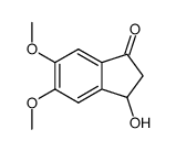 3-hydroxy-5,6-dimethoxy-1-indanone Structure