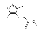 3-(3,5-二甲基异恶唑-4-基)丙酸甲酯图片