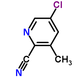 5-Chloro-3-methyl-2-pyridinecarbonitrile structure