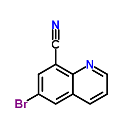 6-Bromo-8-quinolinecarbonitrile Structure