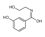 Benzamide, 3-hydroxy-N-(2-hydroxyethyl)-结构式