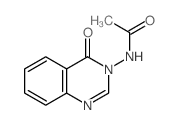 Acetamide,N-(4-oxo-3(4H)-quinazolinyl)- Structure