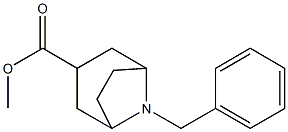 8-Azabicyclo[3.2.1]octane-3-carboxylic acid, 8-(phenylmethyl)-, methyl ester Structure