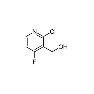 (2-Chloro-4-fluoropyridin-3-yl)methanol structure