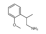 2-(2-Methoxyphenyl)-1-propylamine structure