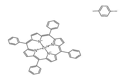 zinc tetraphenylporphyrin p-xylene Structure