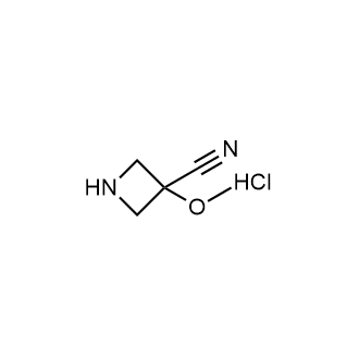 3-Methoxyazetidine-3-carbonitrile hydrochloride structure