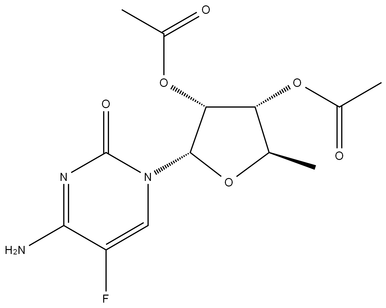 α-Capecitabine Structure