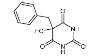 5-Benzyl-5-hydroxy-pyrimidin-2,4,6(1H,3H,5H)-trion Structure