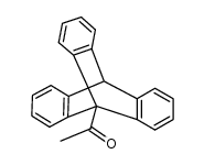 9-Triptycylmethylketon Structure