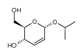 isopropyl 2,3-dideoxy-α-D-erythro-hex-2-enopyranoside Structure