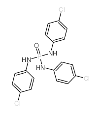 Phosphorictriamide, N,N',N''-tris(4-chlorophenyl)-结构式