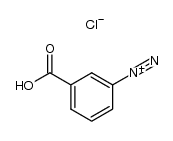 m-carboxybenzenediazonium chloride Structure