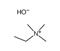 ETHYLTRIMETHYLAMMONIUM HYDROXIDE结构式