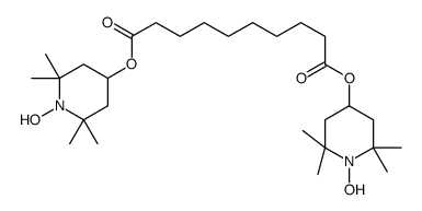 bis(1-hydroxy-2,2,6,6-tetramethylpiperidin-4-yl) decanedioate结构式