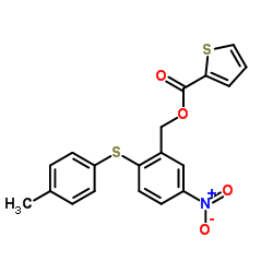 2-[(4-Methylphenyl)sulfanyl]-5-nitrobenzyl 2-thiophenecarboxylate Structure