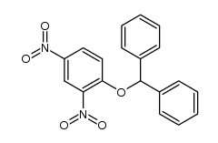 benzhydryl-(2,4-dinitro-phenyl)-ether Structure