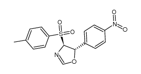 5-(4-nitro-phenyl)-4-(toluene-4-sulfonyl)-4,5-dihydro-oxazole Structure