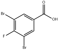 3,5-Dibromo-4-fluorobenzoic Acid structure