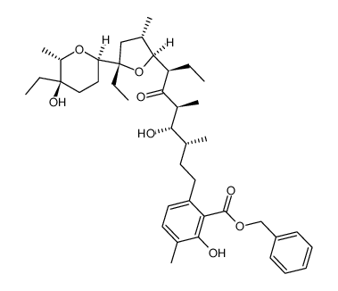 lasalocid benzyl ester Structure