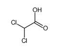 2,2-dichloroacetic acid结构式