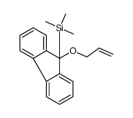 trimethyl-(9-prop-2-enoxyfluoren-9-yl)silane Structure