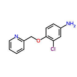 [3-氯-4-(吡啶-2-甲氧基)苯基]甲胺结构式