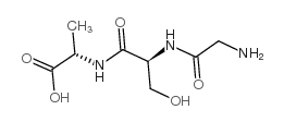 H-Gly-Ser-Ala-OH结构式