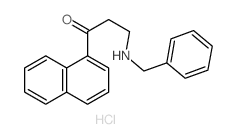 3-(benzylamino)-1-naphthalen-1-yl-propan-1-one Structure