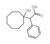 Cyclooctaneacetic acid,1-hydroxy-a-phenyl-结构式