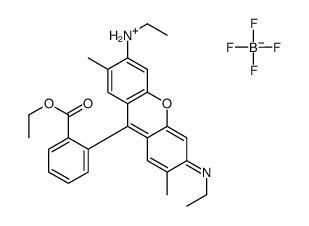 RHODAMINE 6G TETRAFLUOROBORATE Structure