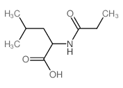 4-methyl-2-(propanoylamino)pentanoic acid picture