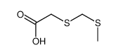 2-(methylsulfanylmethylsulfanyl)acetic acid Structure