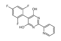 4-hydroxy-2-pyridin-2-yl-5-(2,4,6-trifluorophenyl)-1H-pyrimidin-6-one Structure