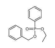 [ethoxy(phenyl)phosphoryl]oxymethylbenzene Structure